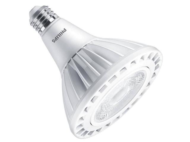 Philips 569731 TrueForce High Lumen LED PAR38 Indoor Flood Light, 27 watt, 2800 lumens, 3000K, bright white, Dimmable, Medium base, 120-277V