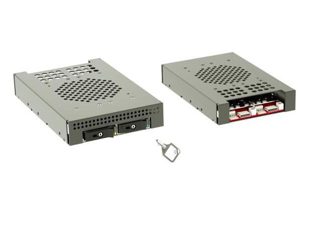 Athena Power BP-M22NVME8350, 3.5' Bay NVMe M.2 Backplane Cage for 2X PCIe NVMe M.2 SSDs with SlimSAS 4i Connectors
