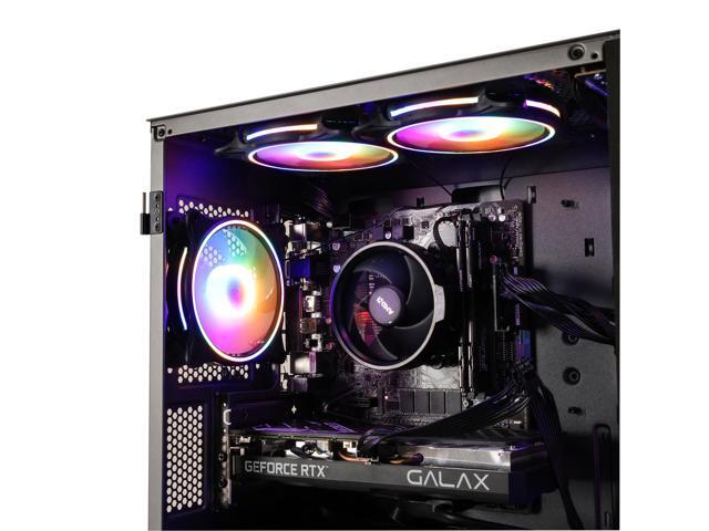 MXZ Gaming PC Desktop Computer, AMD Ryzen 5 5600 3.7GHz, GeForce RTX 4060, 16GB DDR4, NVME 1T SSD, 6RGB Fans, Win 11 Pro Ready, Gamer Desktop...