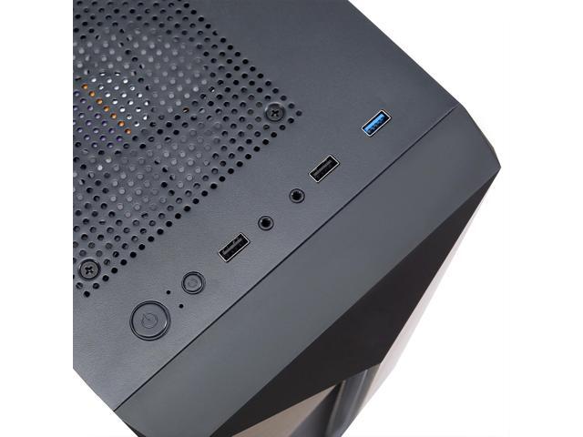 MXZ Gaming PC Desktop Computer, AMD Ryzen 5 5600GT 3.6GHz, AMD Radeon RX Vega 7 Graphics,16GB DDR4, NVME 1TB SSD, 6RGB Fans, Win 11 Pro Ready,...