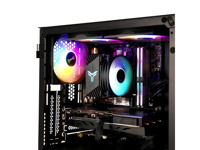 MXZ Gaming PC Computer Intel Core i5 13400F 3.6GHz, GeForce RTX 4060, 8GB*2(16GB) DDR4, NVME 500G, 5RGB Fans, Windows 11 Pro Ready to use, Gamer...