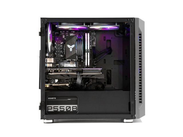 MXZ Gaming PC Computer Intel Core i5 13400F 3.6GHz, GeForce RTX 4060, 8GB*2(16GB) DDR4, NVME 500G, 5RGB Fans, Windows 11 Pro Ready to use, Gamer...