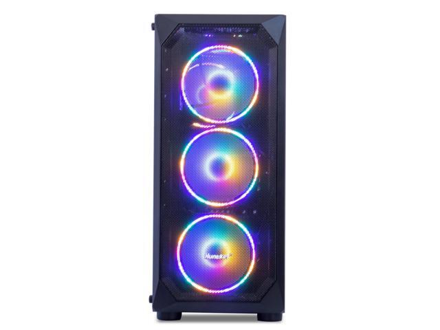 MXZ Gaming PC Computer,AMD Ryzen 5 3500X,RX 580,8GB DDR4, NVME M2 500GB, 5 RGB Fans, Windows 11 Pro Ready to Use, Gamer Desktop Computer (R5...