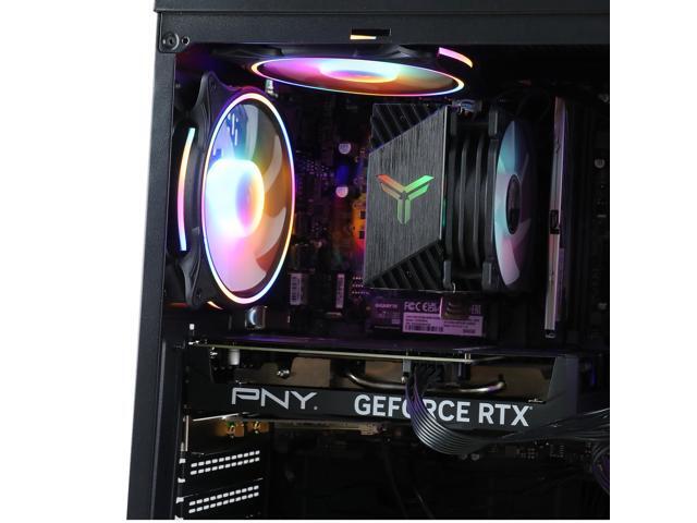 MXZ Gaming PC Computer Intel Core i5 9400F, RX 580, 8GB DDR4, NVME M2 500GB, 5 RGB Fans, Windows 11 Pro Ready to Use, Gamer Desktop Computer (I5...