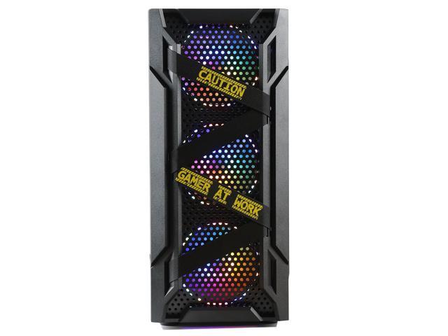 MXZ Gaming PC Computer Intel Core i5 9400F,GeForce RTX 2060, 8G DDR4, NVME M2 500GB, 5 RGB Fans, Windows 11 Pro Ready to Use, Gamer Desktop...