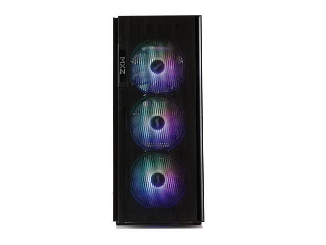 MXZ Gaming PC Computer Intel Core i5 12400F, GeForce RTX 4060, 8GB*2(16GB) DDR4, NVME M2 500G, 5RGB Fans,Windows 11 Pro Ready to use, Gamer...