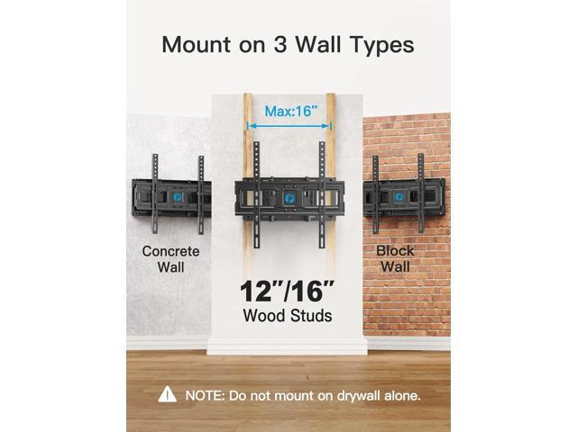 Pipishell TV Wall Mount for 26-65 inch LED LCD OLED 4K TVs up to 99lbs, Full Motion TV Mount Bracket Articulating Swivel Extension Tilting Leveling...