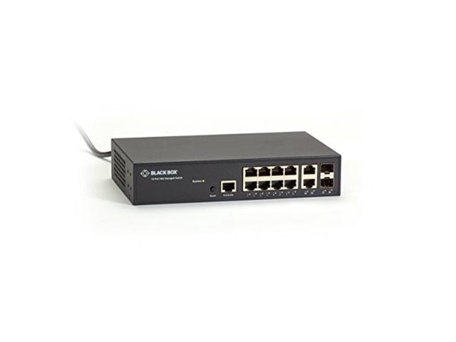 Black Box Gigabit Managed Ethernet Switch - 10-Ports