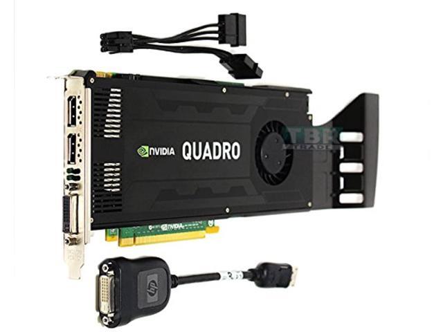 Nvidia Quadro K4000 3GB GDDR5 PCIe x16 Dual DisplayPort DVI-I GK104 Video Graphics Card GPU 900-52033-0000-000
