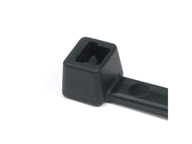 HellermannTyton - Cable Tie,8' x 1/8', Black, 30 lb./ 100 pk