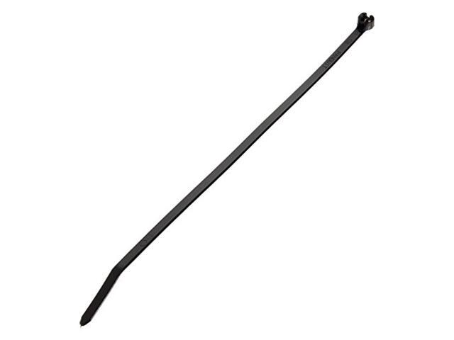 PANDUIT BT3I-C0 Cable Tie, 11-1/2 in L, 3 in Max Bundle Dia., Black, Nylon 6/6,