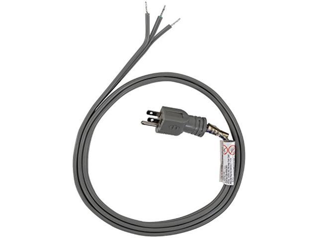 certified appliance accessories 15-0346st 15-amp appliance power cord, 6 feet, 3 wires, grounded photo