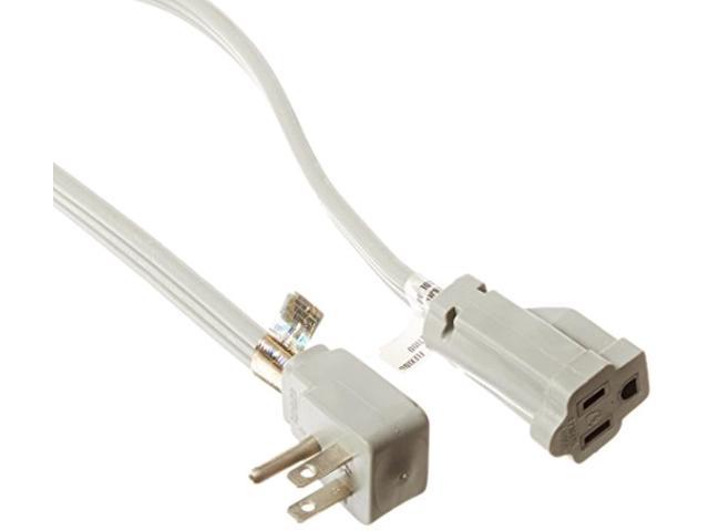 morris 89212 appliance and air conditioner extension cord, 14/3, 3' length, gray photo