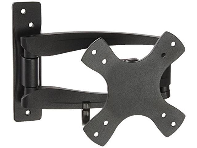 Monoprice Compact Full Motion Single-Stud TV Wall Mount Bracket for 13' to 37' TVs up to 44lbs, Max VESA 100x100, Works with Concrete, Brick, and...