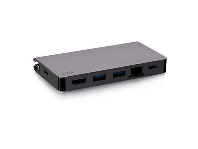 C2G USB-C 5-in-1 Compact Docking Station with HDMI, 2x USB-A, Ethernet, and USB-C Power Delivery up to 100W - 4K 30Hz - image 8