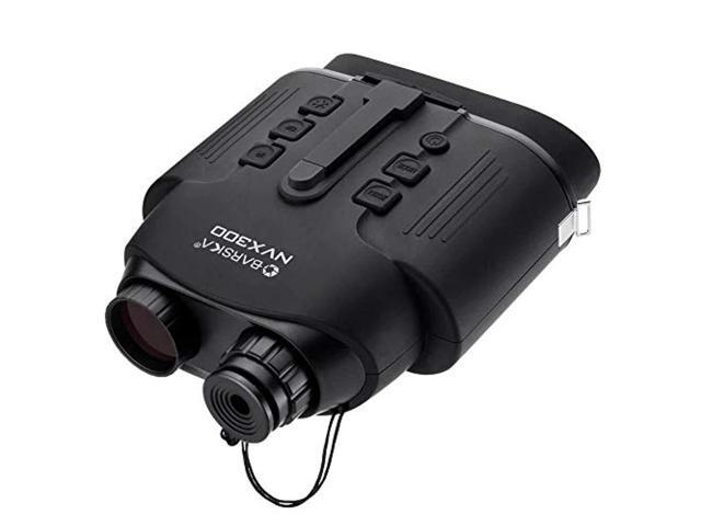 barska night vision nvx300 infrared illuminator digital binoculars, black, model:bq13374