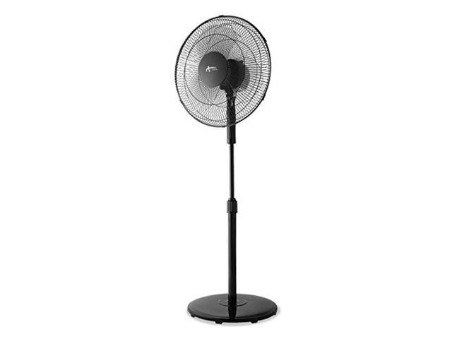 Alera 16' 3-Speed Oscillating Pedestal Stand Fan Metal Plastic Black FANP16B