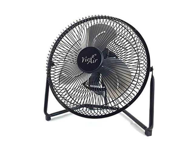 Vie Air 9' High Velocity Tilting 3 Speed Metal Floor Fan