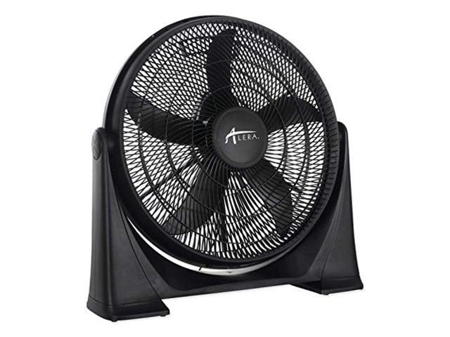 20' Super-Circulator 3-Speed Tilt Fan, Plastic, Black FAN203