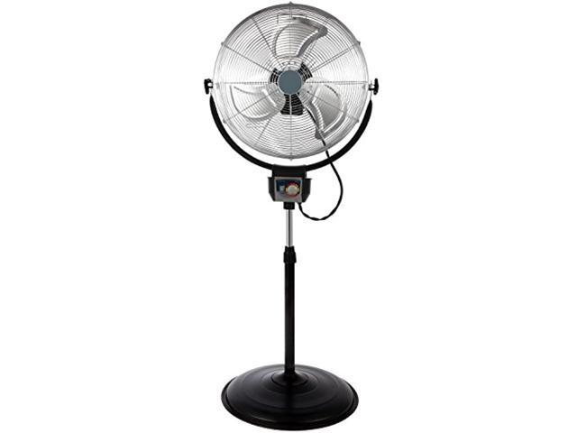Optimus F4205 20' Industrial Grade HV Oscil Stand Fan - Chrome Grill