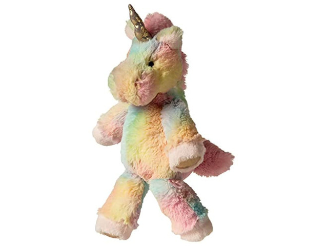 mary meyer marshmallow junior stuffed animal soft toy, 9-inches, fro-yo unicorn