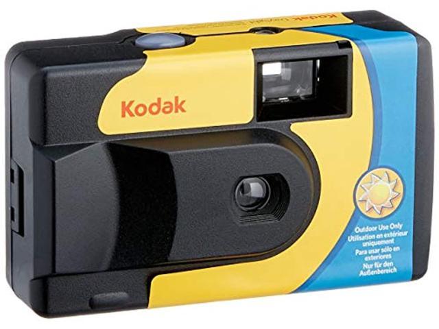 Photos - Surveillance Camera Kodak suc daylight 39800iso disposable analog camera-yellow and blue RNAB0 