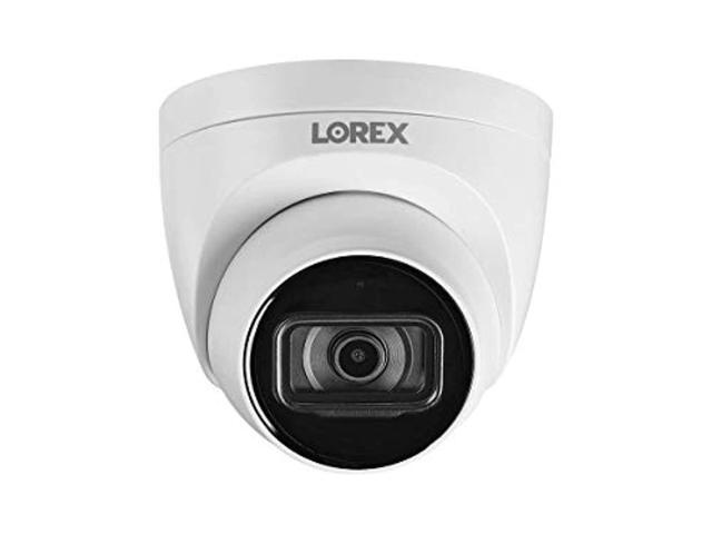 lorex 4k ultra hd ip add-on poe indoor/outdoor dome security camera with listen-in audio