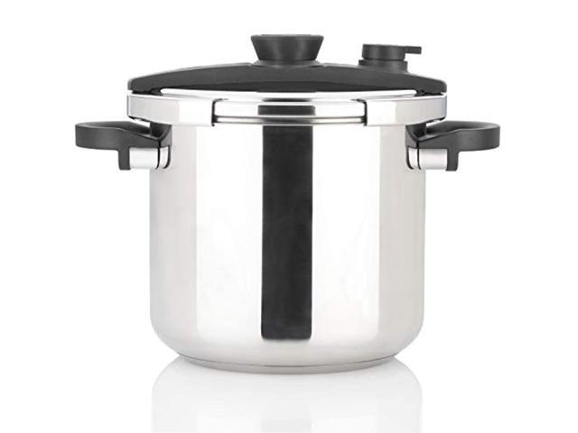 zavor ezlock 10 quart stove-top pressure cooker & canner - multi pressure settings, universal locking mechanism, recipe book & steamer basket - 3. photo