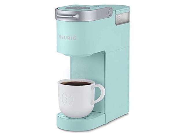 keurig k-mini single serve k-cup pod coffee maker - oasis photo