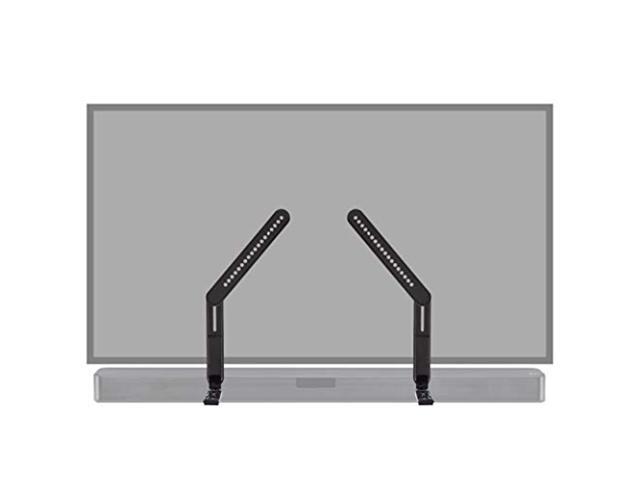 echogear sound bar mounting brackets for tvs - adjust height & depth for maximum compatibility between your tv & soundbar - works with with lg,.