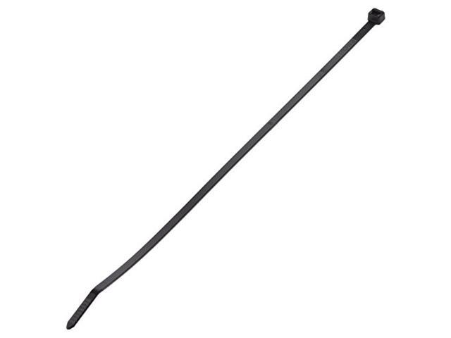 PANDUIT PLT1.5I-M0 Cable Tie, 6 in L, 1-1/2 in Max Bundle Dia., Black, Nylon