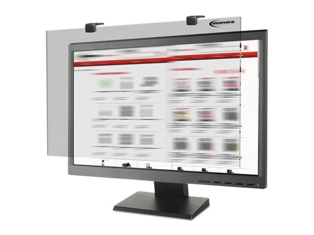 innovera 46414 premium anti-glare blur privacy monitor filter for 19 to 20 inches widescreen lcd (ivr46414)