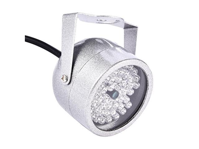 zerone camera ir illuminator lights, dc 12v 1a cctv ir night vision illuminator camera 48 led waterproof replacement for electronic police snapshot.