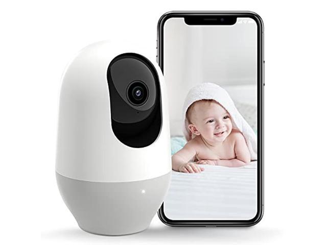 nooie baby monitor, wifi pet camera indoor, 360-degree wireless ip camera, 1080p home security camera, motion tracking, super ir night vision.