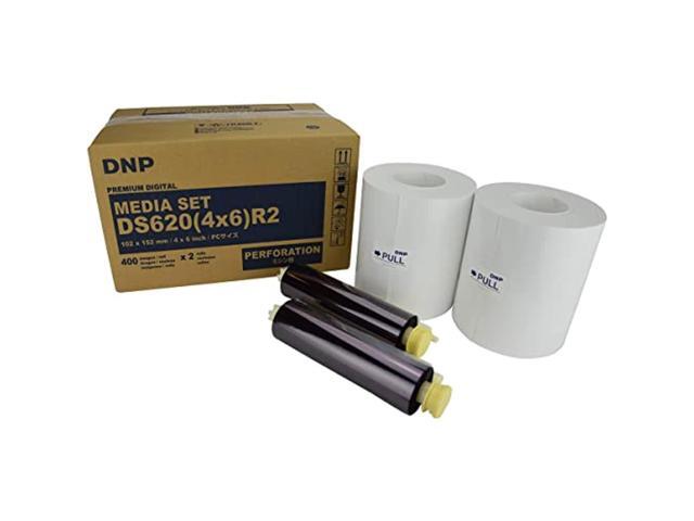 DNP DS620A Perforated Printer Media 4x6 Roll 2 Single Perf 400 Prints Per Roll 2-Pack (Total 800 Prints) - image 2