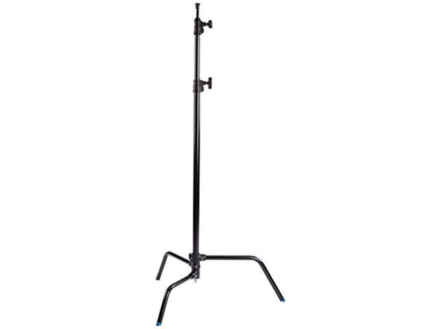 avenger a2033fcb steel 40-inch c-stand 33 with 2 risers (black)