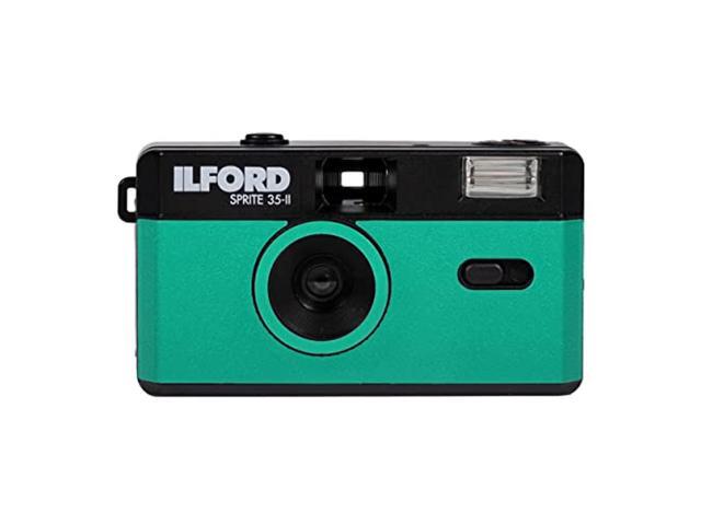 Ilford Sprite 35-II Reusable 35mm Analog Film Camera (Green and Black) 2005172
