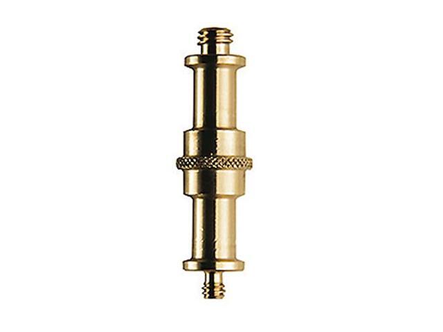manfrotto 013 double end stud 1/4-inch 20 and 3/8-inch adapter spigot - replaces 3094