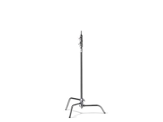 Kupo 40' Master Raiser C-Stand with Sliding Leg, 12' Maximum Extension, 22lbs Load Capacity, Silver