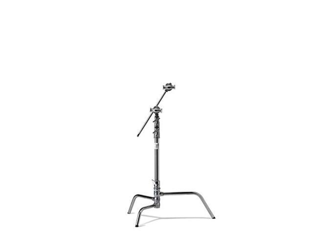Kupo 20' Master C-Stand with Turtle Base Kit, Includes 2.5' Grip Head and 20' Grip Arm with Hex Stud, 22lbs Capacity, Silver