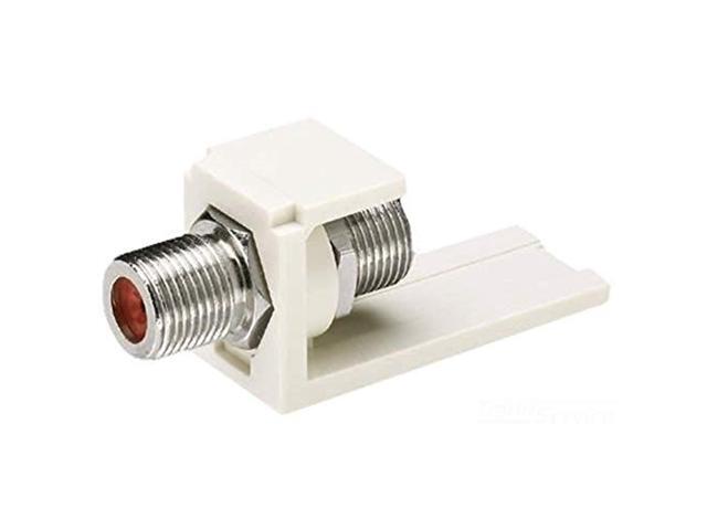 PANDUIT CMFWH Mini-Com F-Type Coupler,White