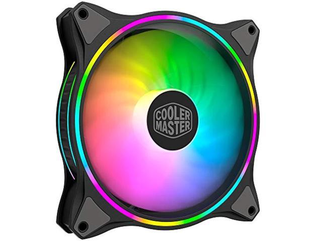 cooler master masterfan mf140 halo 140mm addressable rgb fan
