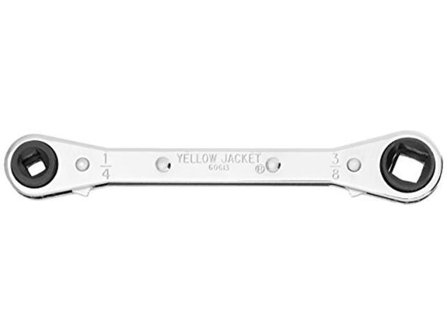 YELLOW JACKET 60613 Ratcheting Refrigeration Wrench, 5 5/8 in