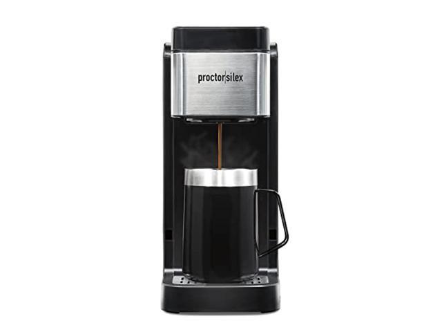 Proctor Silex - Single-Serve Coffee Maker with 40 oz. Reservoir, - BLACK