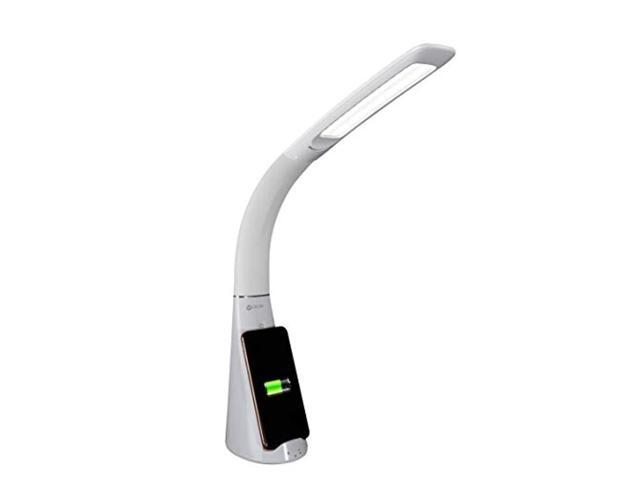 OttLite Wellness Series Sanitizing Purify LED Desk Lamp with Wireless Charging
