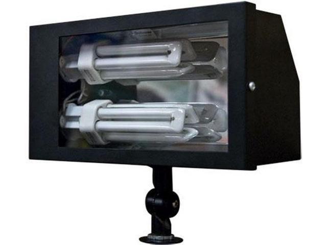 Photos - Chandelier / Lamp dabmar lighting df5685-b flood light, 64w 2-pl32 120v, black finish RNAB00