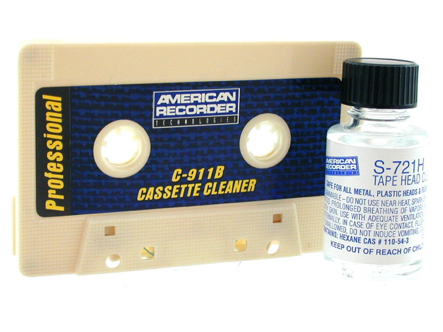 AMERICAN RECORDER Cassette Cleaner for Audio Cassette Recorders
