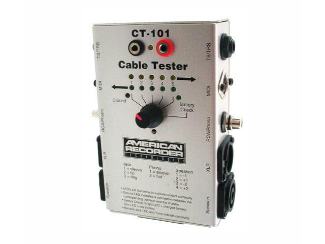AMERICAN RECORDER Multi-Function Audio Cable Tester
