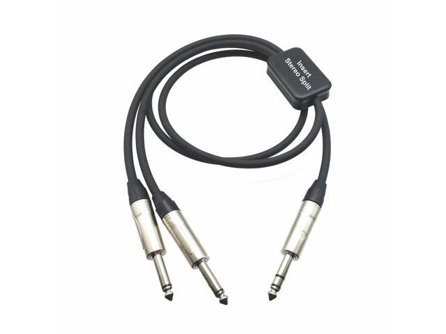 AMERICAN RECORDER PRO Series TRS to 1/4' Insert & Stereo Split Cable