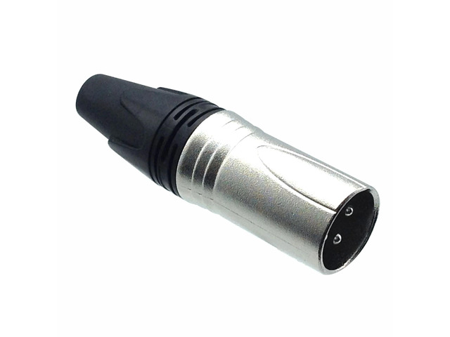 AMERICAN RECORDER Solder Type 3 pin Male XLR Solder Type Connector - Nickel